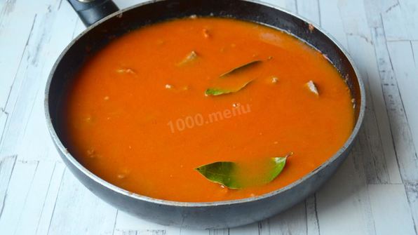 макароны с мясом и подливой