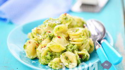 Макароны с овощами