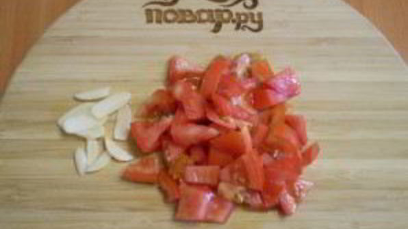 макароны с помидорами