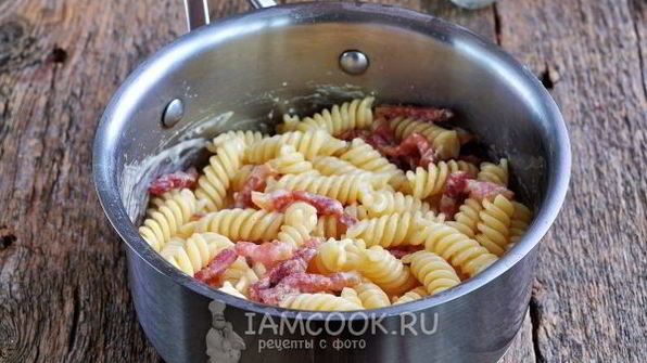 макароны с соусом карбонара
