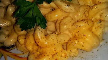Макароны с сыром