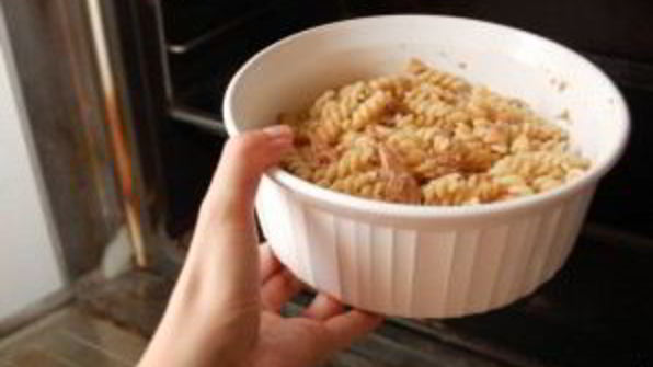 макароны с тунцом