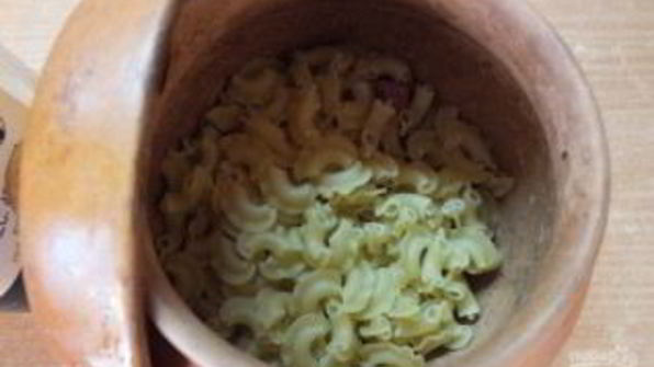 макароны в горшочках в духовке