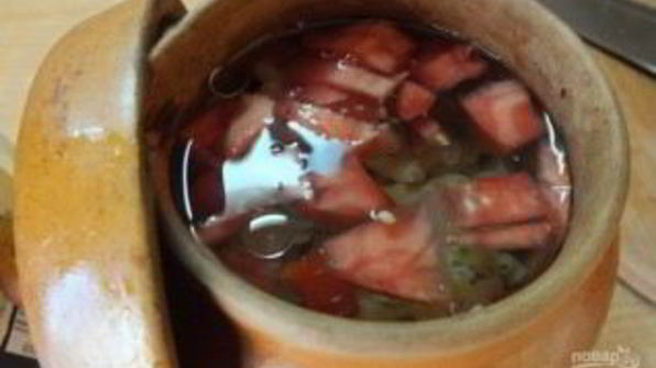 макароны в горшочках в духовке