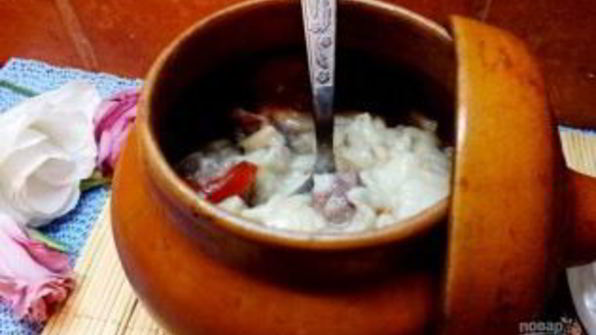 макароны в горшочках в духовке