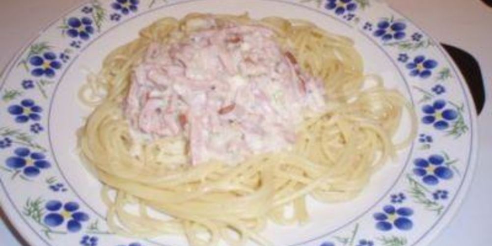 Рецепт макароны в сливочном соусе