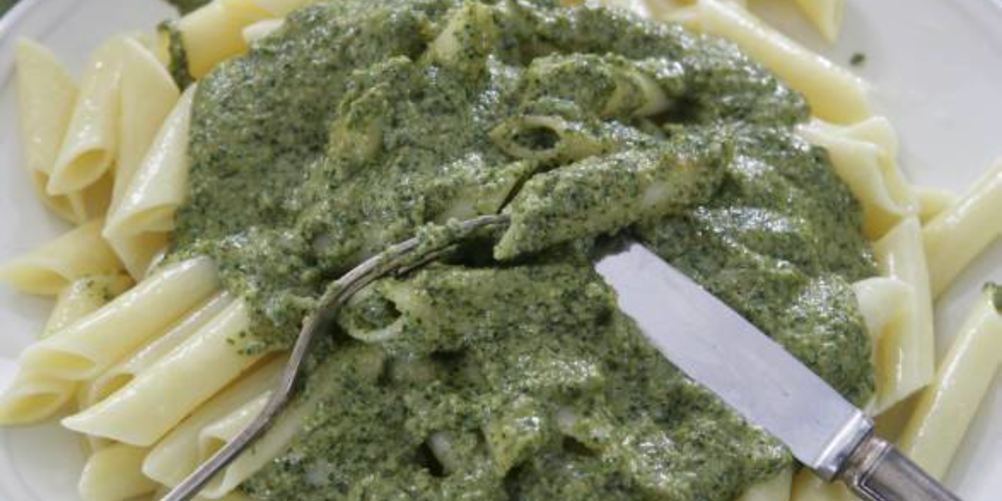 Рецепт макароны в соусе песто