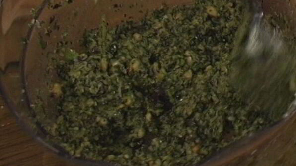 макароны в соусе песто