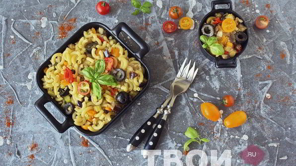 паста с баклажанами