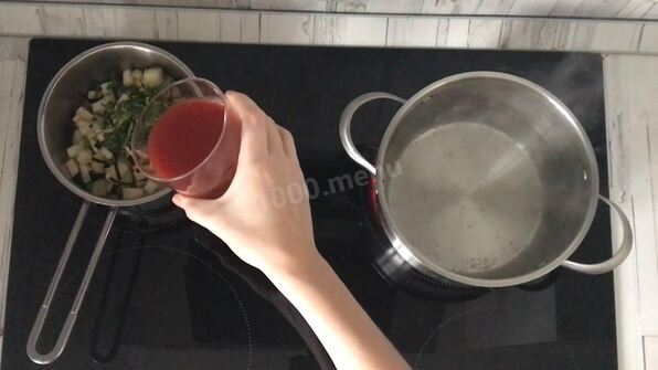 паста с баклажаном и томатами