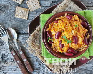 Паста с фасолью