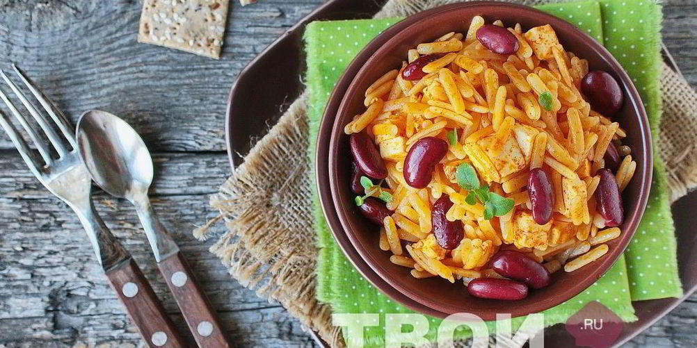 Рецепт паста с фасолью