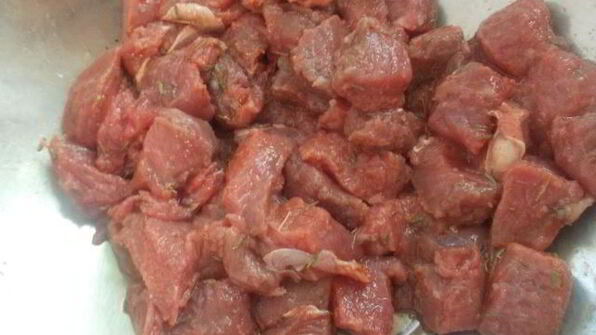 паста с говядиной и молодыми овощами