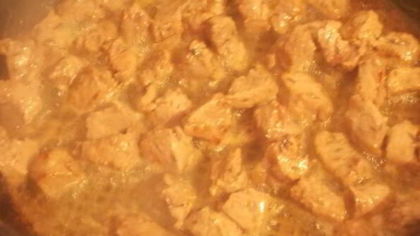 паста с говядиной и молодыми овощами