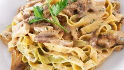 Паста с говядиной