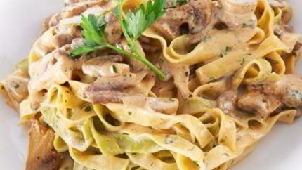 Паста с говядиной