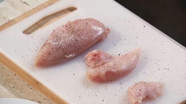 паста с курицей с грибами