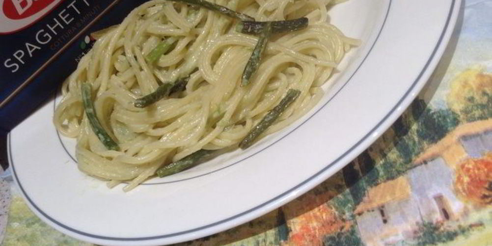 Рецепт паста с соусом и чесночными стрелками
