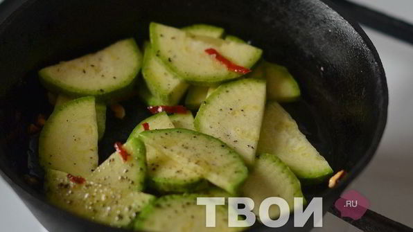 паста с цукини и козьим сыром