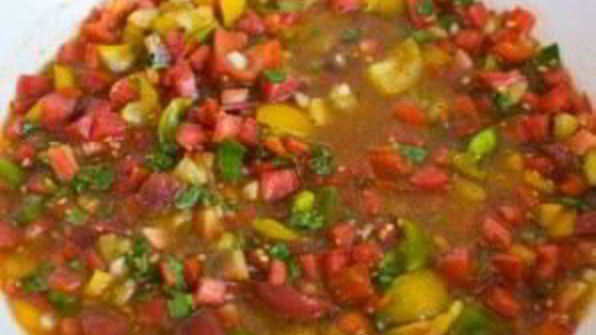 паста со свежими овощами