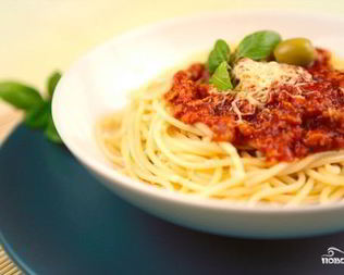 Паста со свининой