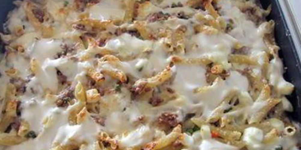 Рецепт пенне, запеченные с соусом бешамель