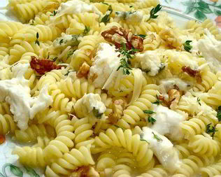 Роскошная паста Четыре Сыра