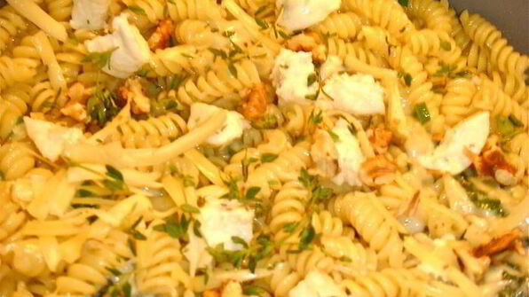 роскошная паста четыре сыра