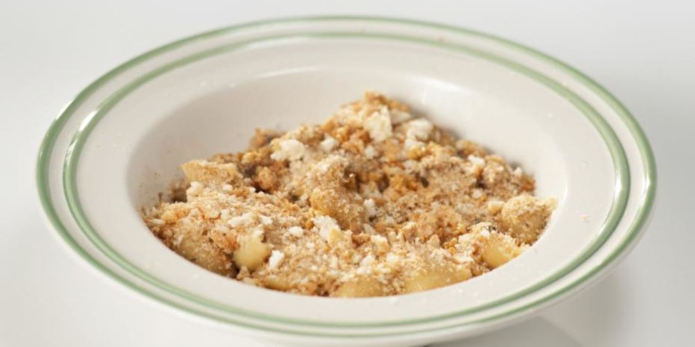 Рецепт сицилийская паста с консервированной скумбрией и сухариками