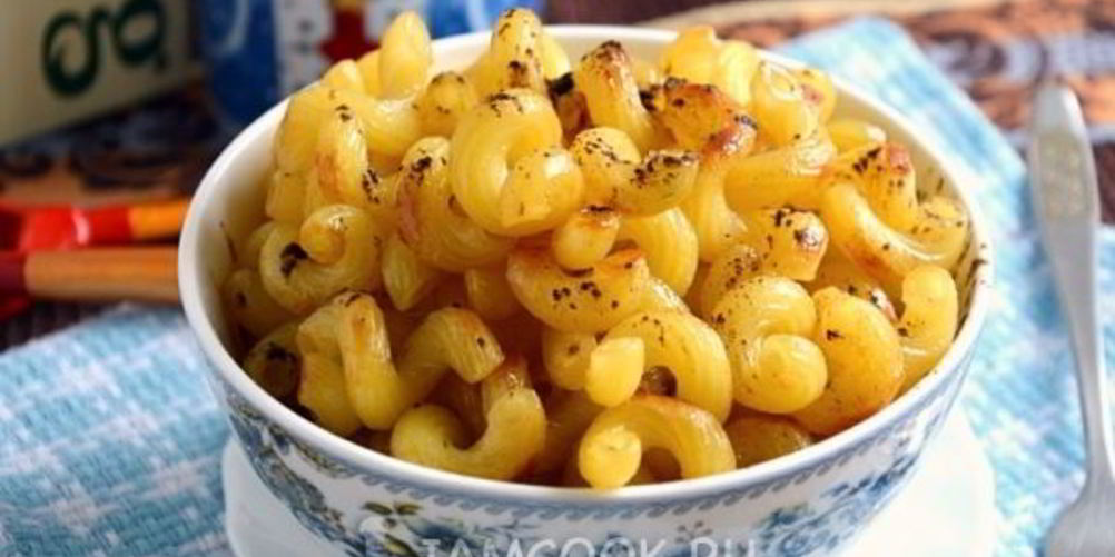 Рецепт сладкие макароны