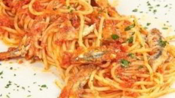 спагетти с анчоусами
