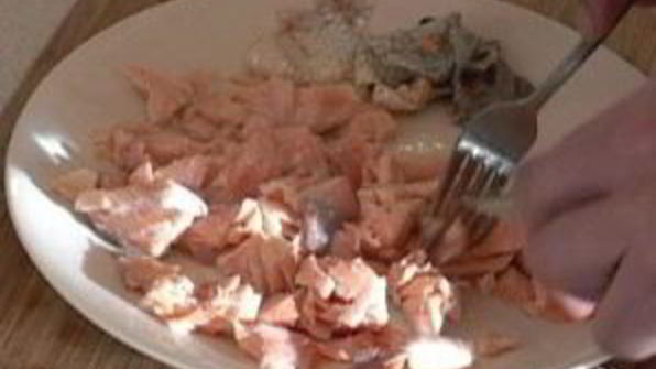 спагетти с лососем в сливочном соусе