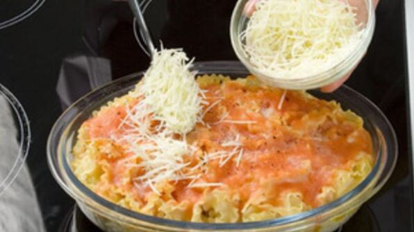 запеченные макароны