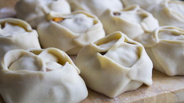 манты с тыквой