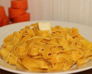 Морковная лапша