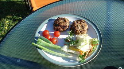 Баранина с фетой на мангале