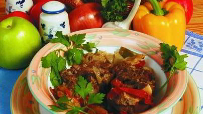 Баранина в пиве