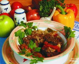 Баранина в пиве