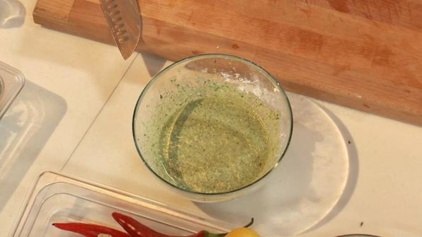 бараньи яйца с гранатовым соусом