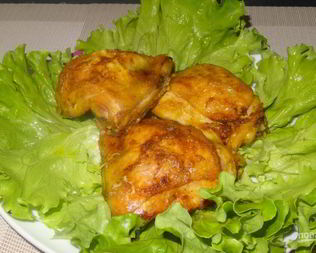 Бедра куриные в духовке