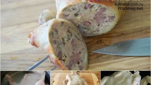 фаршированная курица