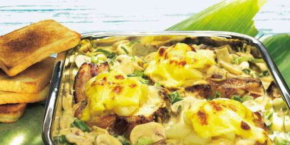 Рецепт гавайские отбивные