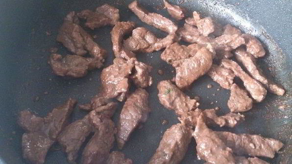 говядина с апельсинами и перцем