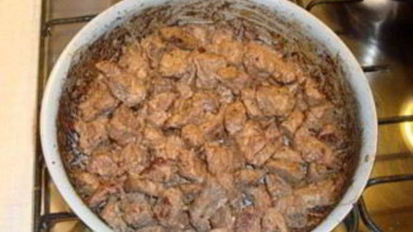 говядина в утятнице