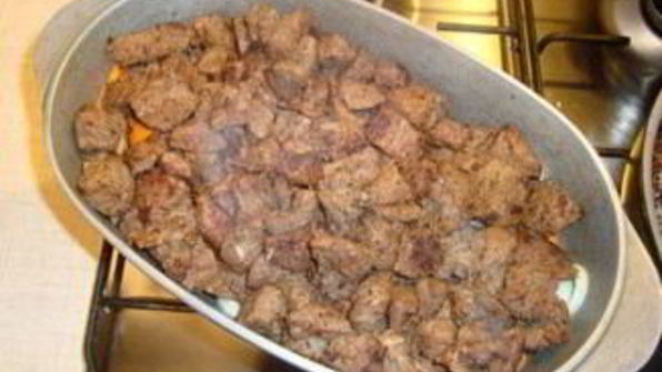 говядина в утятнице