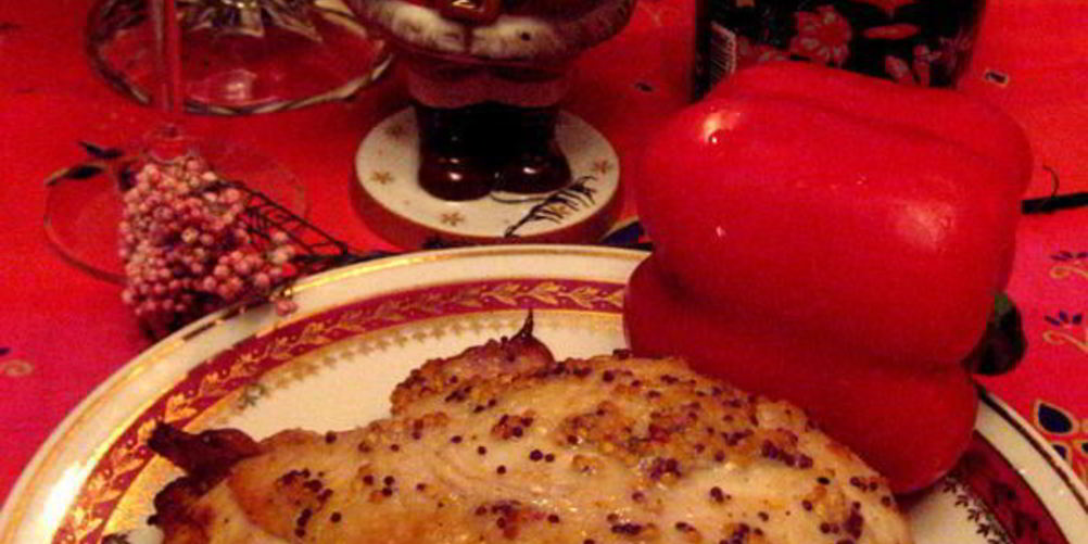 Рецепт грудка индейки под горчично-лимонным соусом