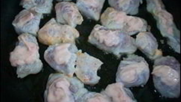 индейка с сыром в тесте на шпажках