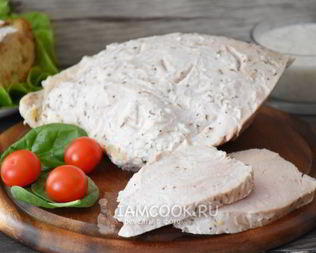 Индейка в кефире в духовке