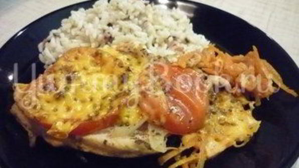 изысканное запеченное куриное филе