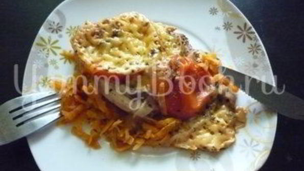 изысканное запеченное куриное филе